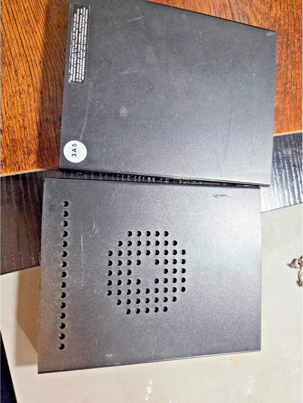 TOP/BOTTOM PLASTIC COVERS (GREAT SHAPE) REALISTIC TRC-499 MOBILE CB RADIO
